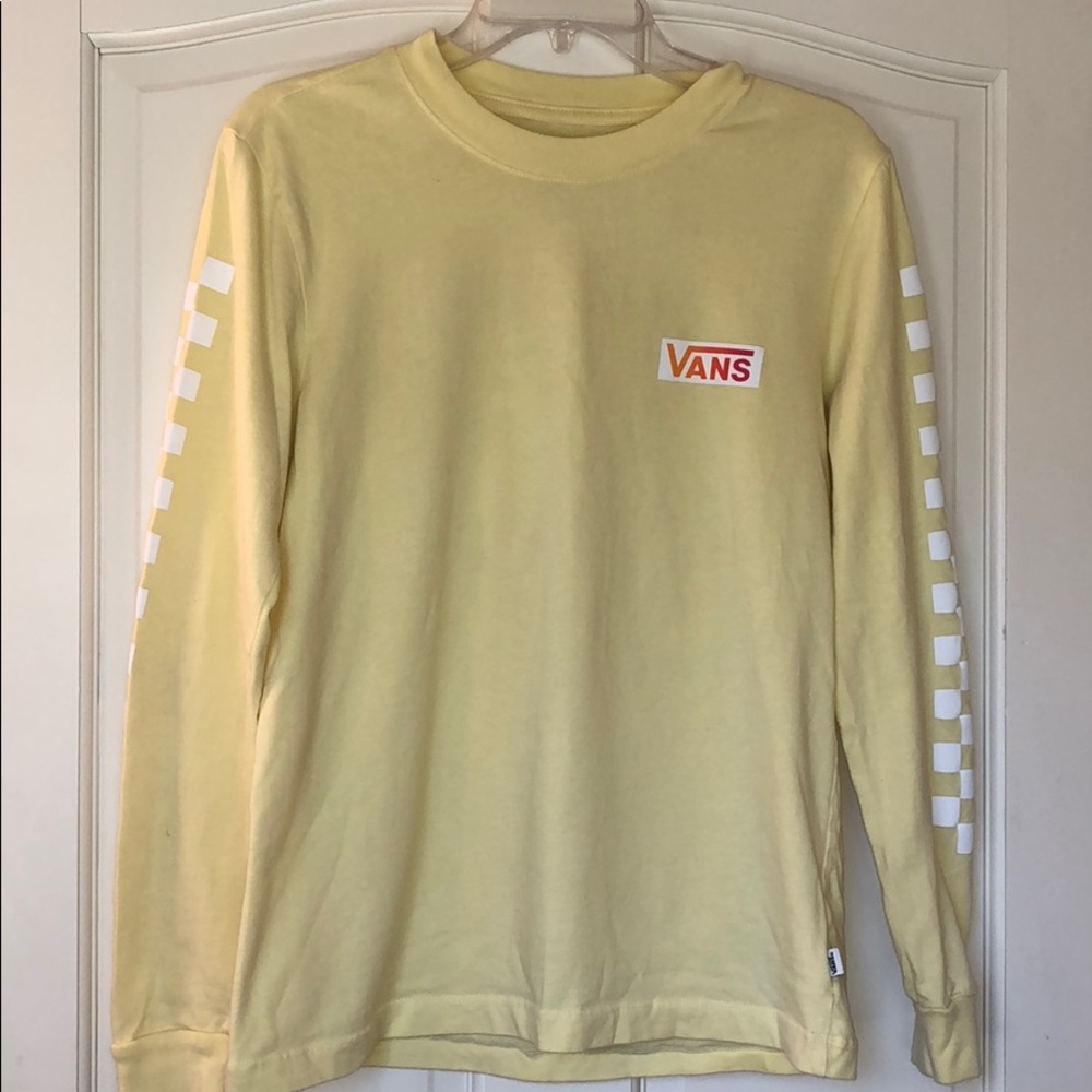 Yellow Vans long sleeve shirt